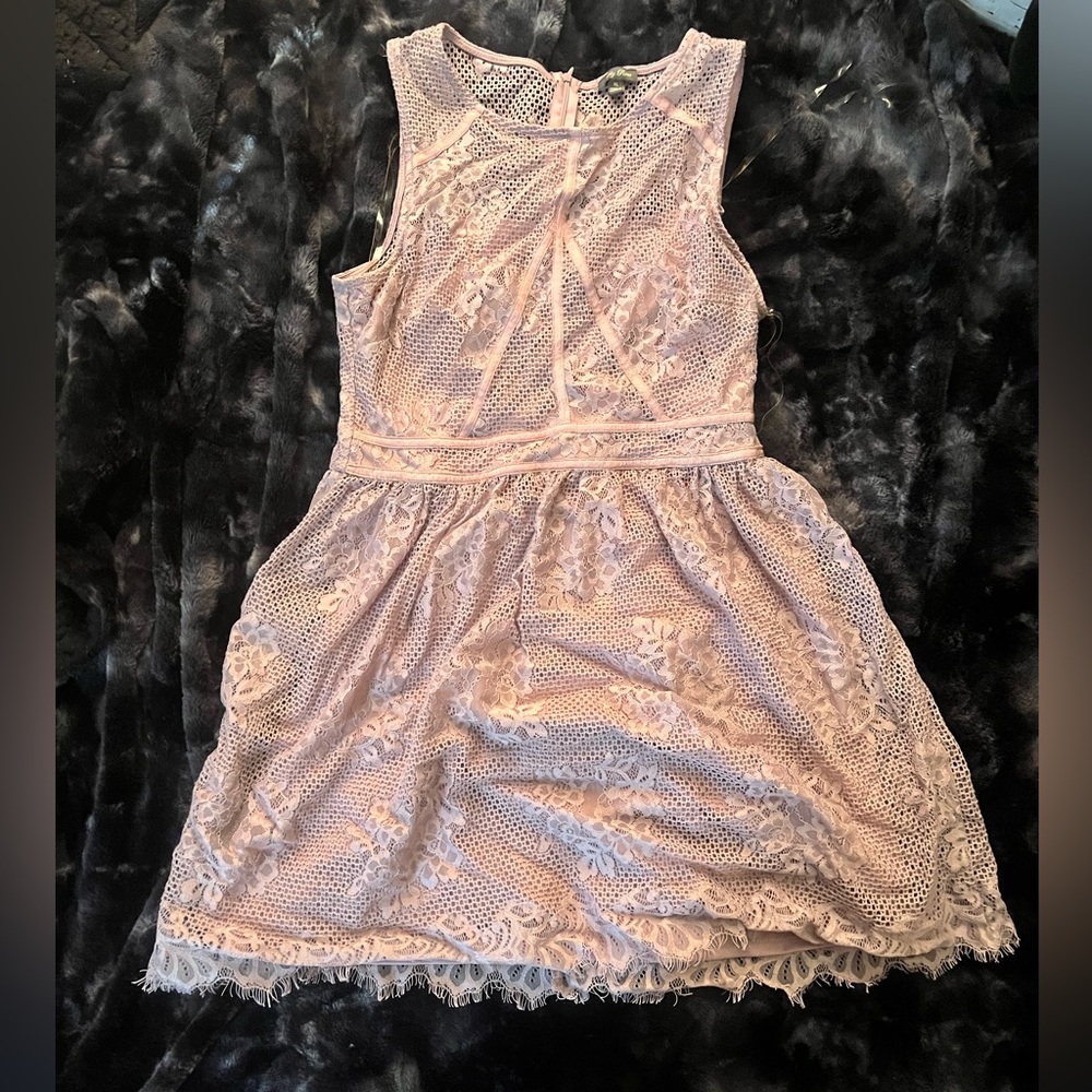 Lily Rose brand, light purple lace mini dress. Only worn once.
